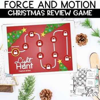 Preview of Force and Motion Holiday Review Game