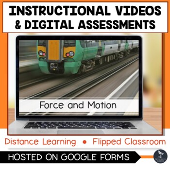 Preview of Force and Motion Instructional Videos & Digital Quiz