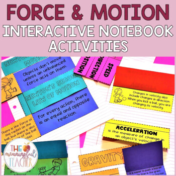 Preview of Force and Motion Interactive Notebook Activities