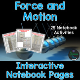 Force and Motion Interactive Notebook Pages