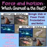 Force and Motion Interactive Powerpoint/Google Slides