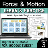 Force and Motion Learn and Practice Activities | Topic 1: Forces