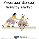Force and Motion Activity Packet Printable Worksheets