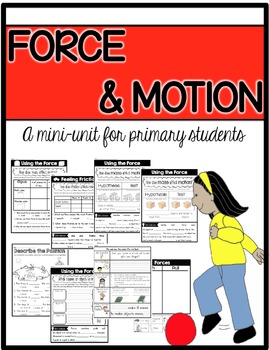 Preview of Force and Motion Mini-unit for Primary Students
