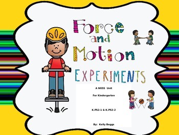 Preview of Force and Motion (NGSS Aligned K-PS2-1 and 2} Science Experiments