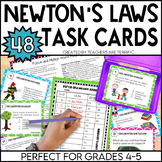 Force and Motion & Newton's Laws of Motion Task Cards