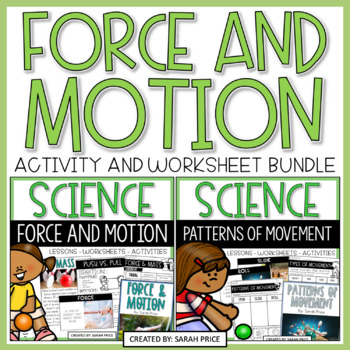 Preview of Force and Motion | Patterns of Movement | Science Lessons and Activities Bundle