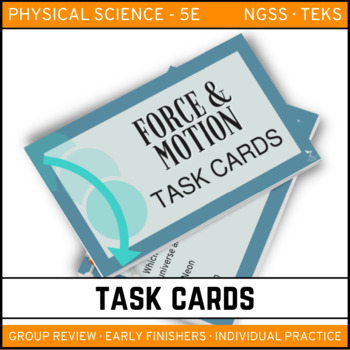 Preview of Force and Motion Task Cards