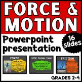 Force and Motion PowerPoint Presentation - Editable