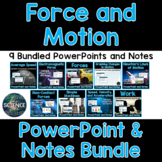 Force and Motion PowerPoint and Notes Bundle