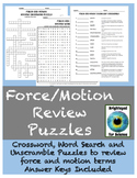 Force and Motion Puzzle Pack