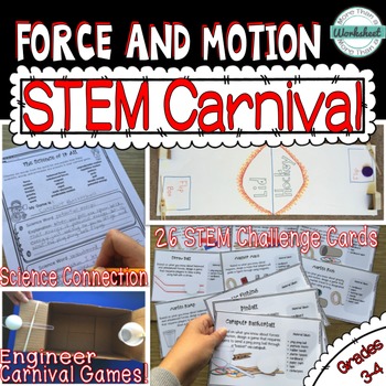 Preview of Force and Motion STEM Carnival