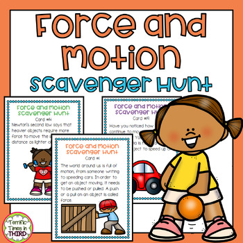 Preview of Force and Motion Scavenger Hunt