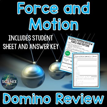 Preview of Force and Motion Domino Review