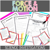 Force and Motion Worksheets | Activities | Lesson Plans | Unit