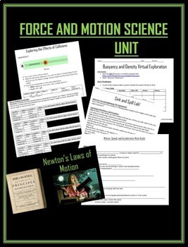 Preview of Force and Motion Science Unit