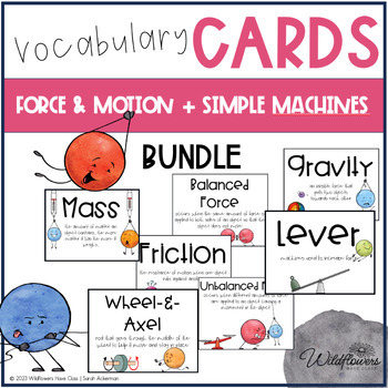Preview of Dynamic Science Duo Bundle: Force and Motion + Simple Machine Visual Vocabulary