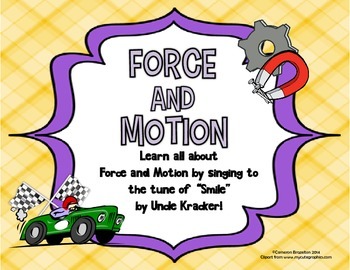 Preview of Force and Motion Song Lyrics (Magnets, Isaac Newton)