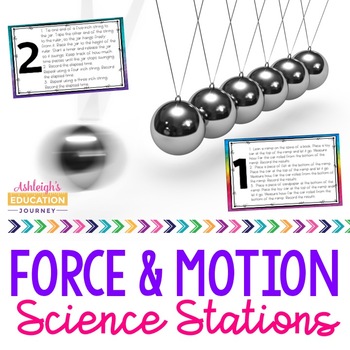 Preview of Force and Motion Activities & Stations