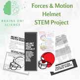 Force and Motion Summative STEM Project Middle School {Hel