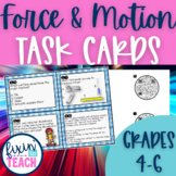 Force and Motion Task Cards {QR Code Answers}