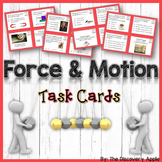 Force and Motion Task Cards (magnetism, newtons laws, Fric