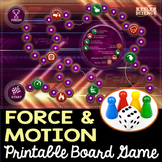 Force and Motion Themed Game Board - Editable Cards