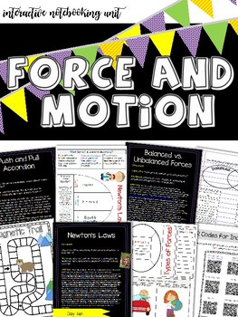 Preview of Force and Motion: Twelve Day Unit