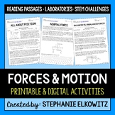 Forces and Motion Unit Activities | Printable & Digital | Immersive Reader