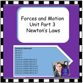 Preview of Force and Motion Unit Part3: Newton's Laws