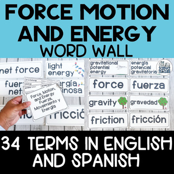 Preview of Force, Motion and Energy Unit Word Wall