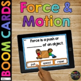 Force and Motion Vocabulary BOOM CARDS™ Magnets Science Di
