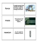 Force and Motion Vocabulary Cards