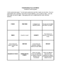 Force and Motion Memory Match and assessment (Editable)