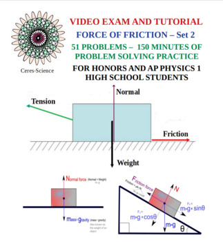 Preview of Force of Friction - AP Physics 1 - Problem Solving Video Exam and Tutorial