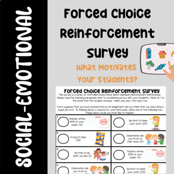 Preview of Forced Choice Reinforcement Survey