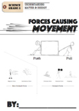 Forces Causing Movement Workbook (Grade 3 Ontario Science)