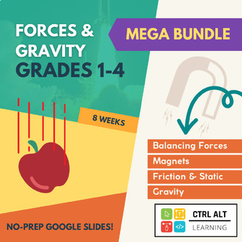 Preview of Forces & Gravity HyperDoc Series - Grade 2 BC Science