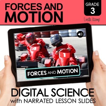 Preview of Force and Motion Third Grade Science Unit NGSS | DIGITAL