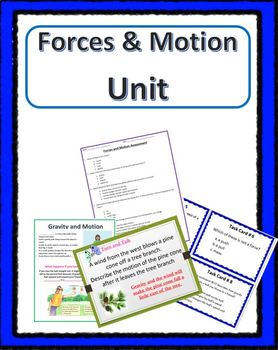 Preview of Forces & Motion UNIT 4th Grade Science