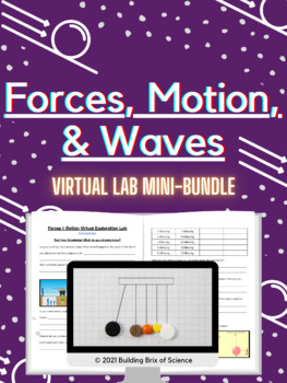 Preview of Forces, Motion, & Waves PhET Virtual Lab Mini-Bundle