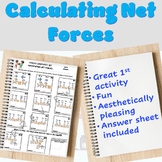 Forces - Reading Passage and Calculating Net Forces