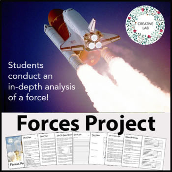 Preview of Forces Research Project - PBL