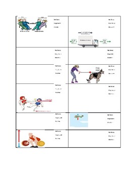 Forces Worksheet by Marisa Arreola | Teachers Pay Teachers