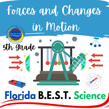 Preview of Forces and Changes in Motion 5th Grade Florida B.E.S.T. Science Topic 6