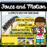 NGSS 3rd Grade Forces and Motion Unit