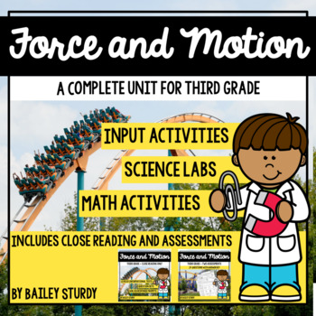 Preview of 3rd Grade NGSS Forces and Motion Unit