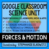Forces and Motion Google Classroom Lesson Bundle