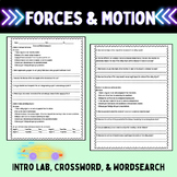 Forces and Motion Intro Lab and Activities