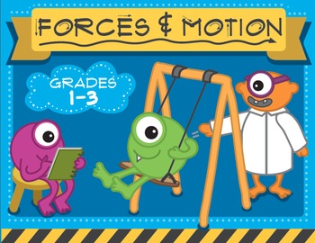 Preview of Forces and Motion Science Unit (1st, 2nd, 3rd Grades)